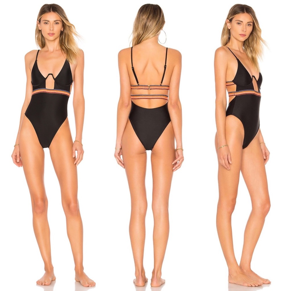 Lovers + Friends Dream Big One Piece Black